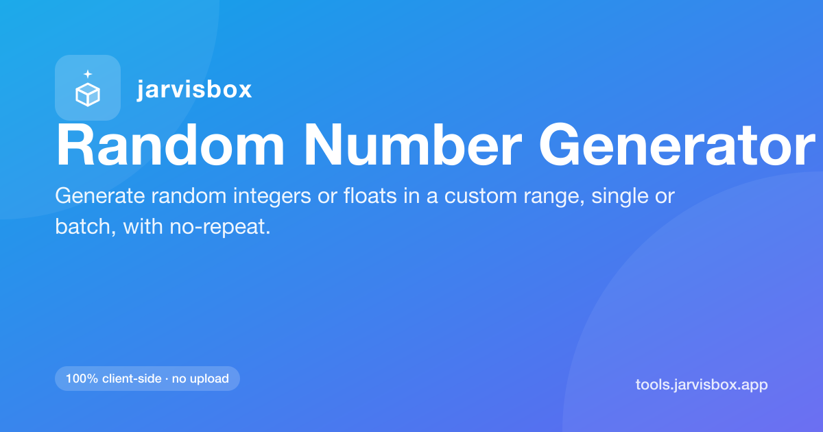 Random Number Generator